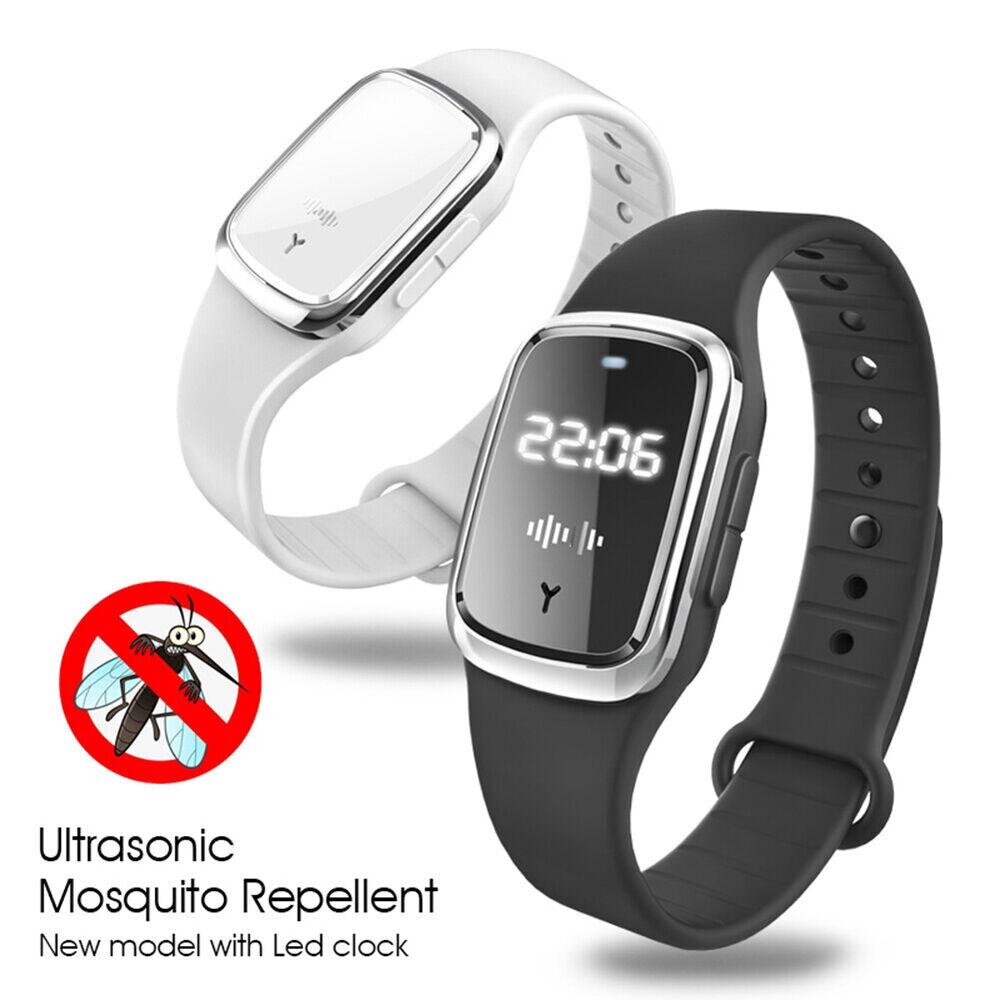 M2 Ultrasonic Mosquito Insect Bugs Pest Repellent Bracelet for Outdoor Adult